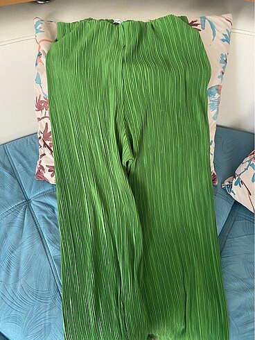 Diğer yeşil bol pantolon