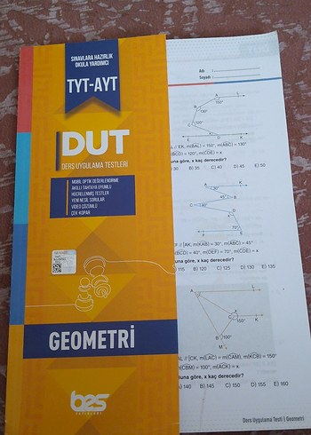 TYT-AYT Geometri Ders Uygulama Testleri