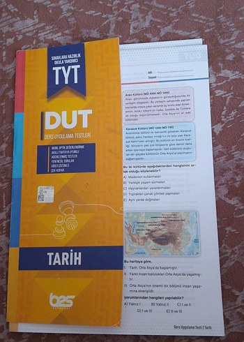 TYT DUT Tarih Sınav Hazırlık Test Kitabı