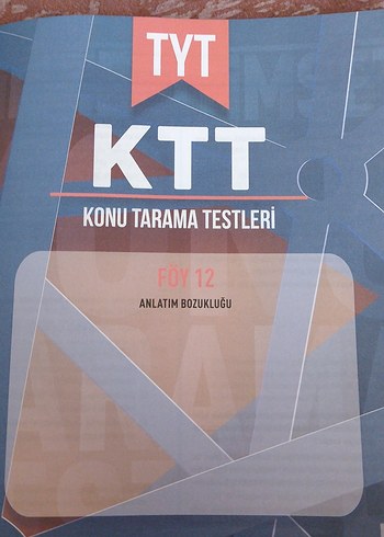  Beden KTT Türkçe Konu Tarama Testleri