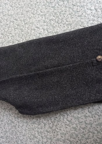 Oasis Düğmeli Gri Yüksek Yaka Kadın Kazak - Görsel 8