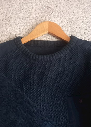 Koton erkek Triko Bisiklet Yaka Kazak - Görsel 5