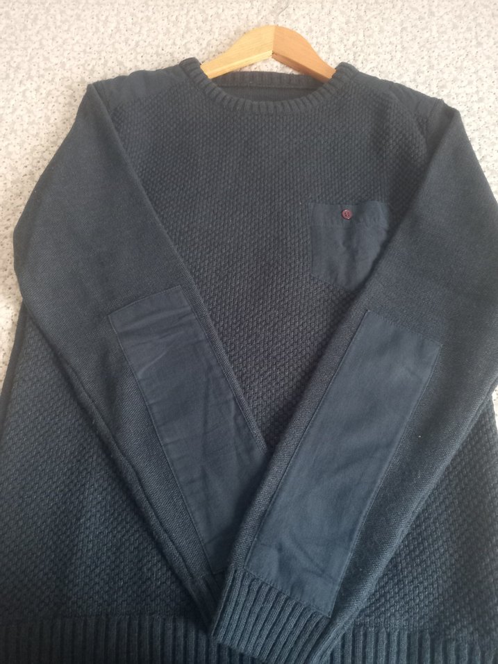 Koton erkek Triko Bisiklet Yaka Kazak - Görsel 4