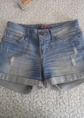 Mavi Jean denim mini şort - Görsel 5