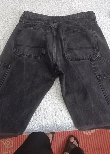 Mavi Jean Gri Erkek Denim Bol Kesim Pantolon - Görsel 7