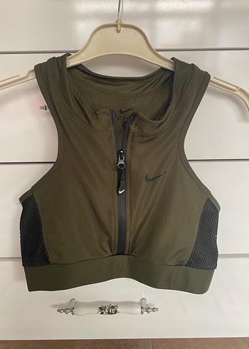 Nike Haki Mini Spor Sütyeni - Görsel 3