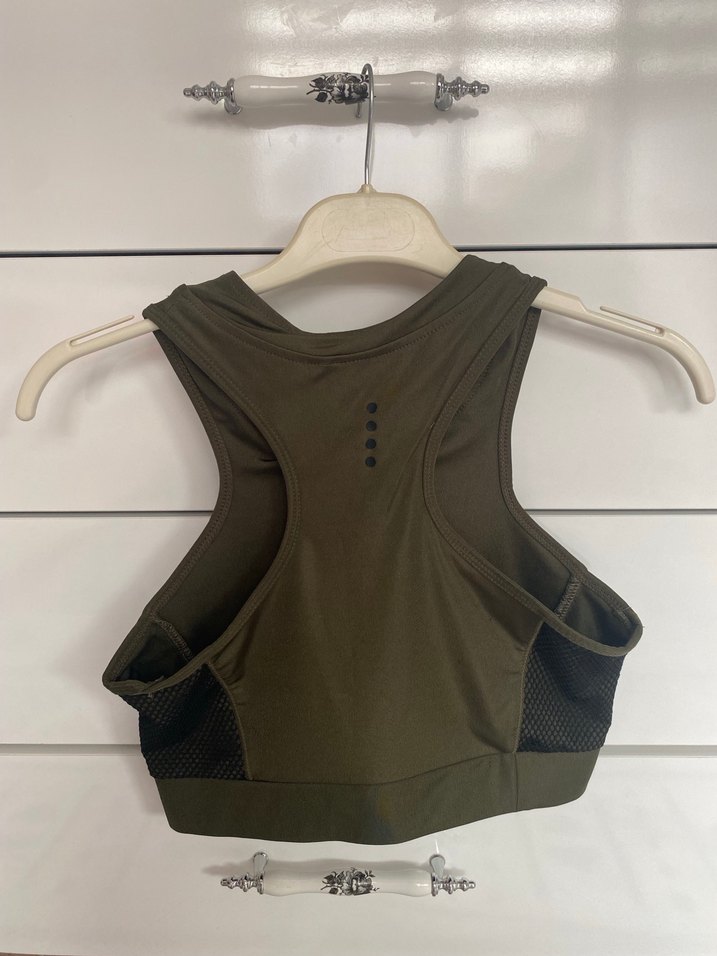 Nike Haki Mini Spor Sütyeni - Görsel 2