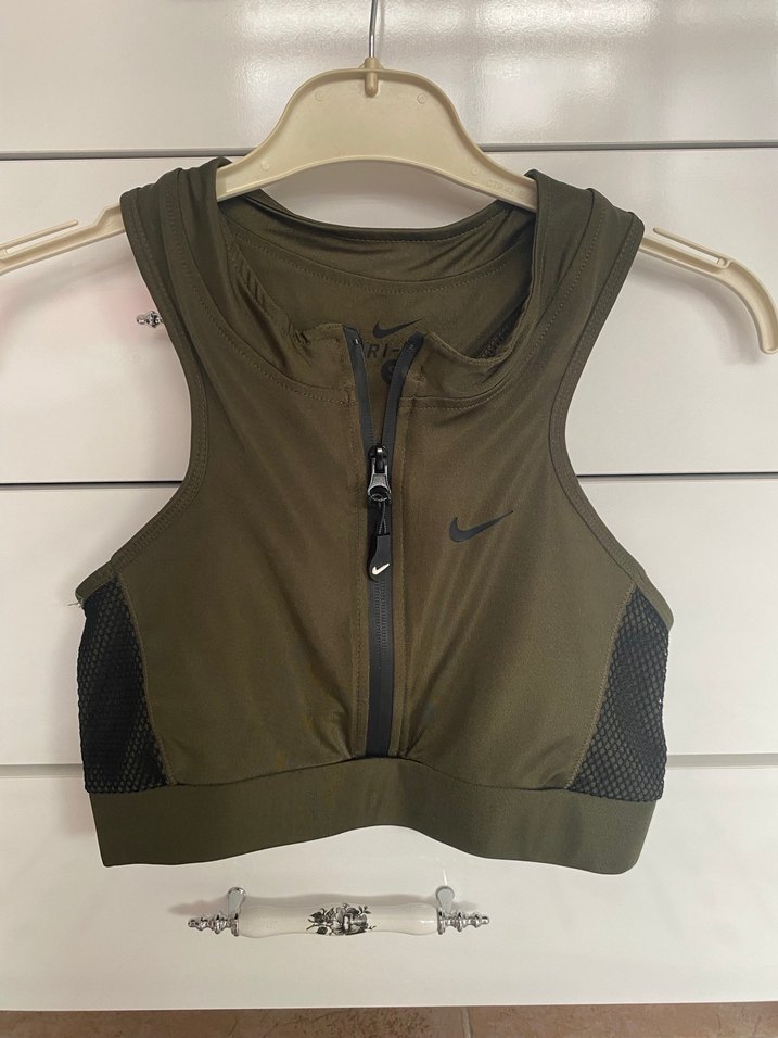 Nike Haki Mini Spor Sütyeni - Görsel 3