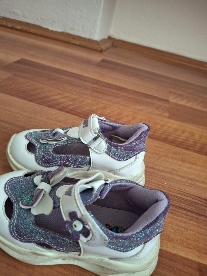 Mor Yılan Desenli Kız Çocuk Spor Ayakkabı - Görsel 2