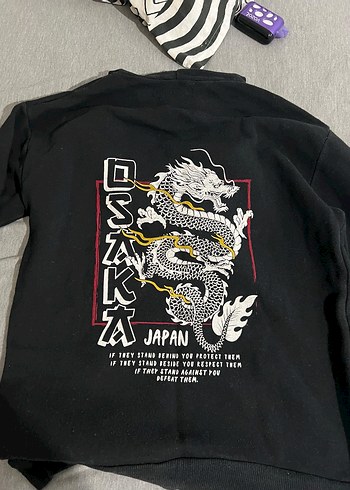 Zara Siyah Kapüşonlu Kadın Sweatshirt