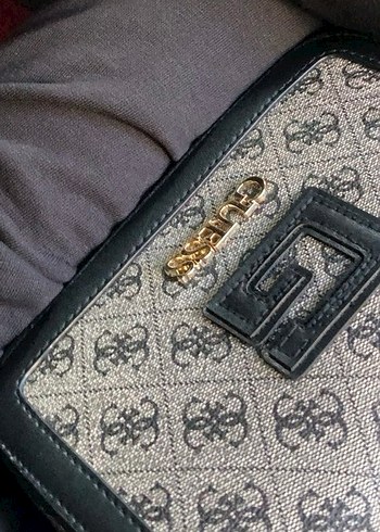 Gri Baskılı Kadın Omuz Çantası - Görsel 3