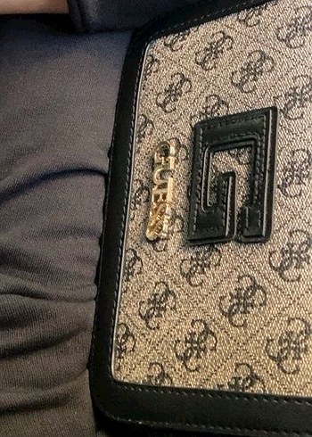 Gri Baskılı Kadın Omuz Çantası - Görsel 5