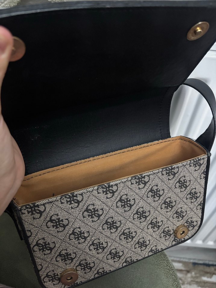 Gri Baskılı Kadın Omuz Çantası - Görsel 2