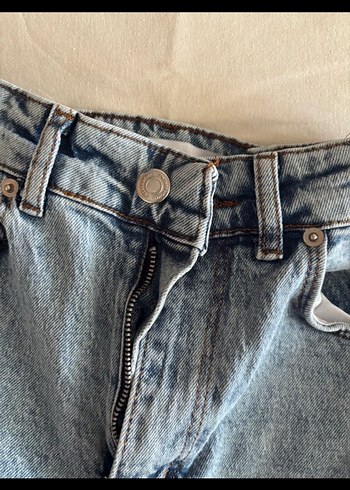 Gri Midi Boy Normal Kesim Kadın Kot Pantolon - Görsel 3