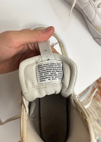 Nike Beyaz Gri Kadın Spor Ayakkabı - Görsel 3