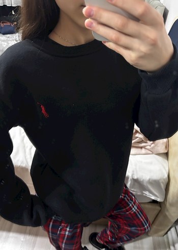 Siyah Polo Ralph Lauren Sweatshirt - Görsel 2