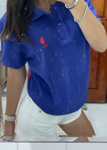 Erkek Mavi Polo Tişört Kısa Kollu - Görsel 3