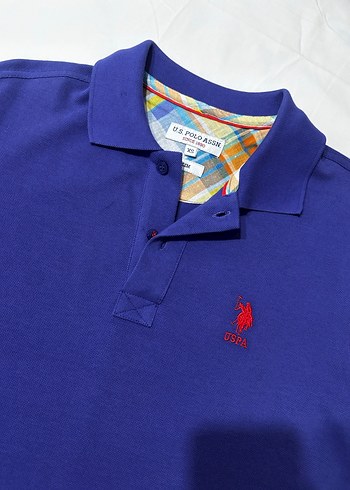 Erkek Mavi Polo Tişört Kısa Kollu - Görsel 2