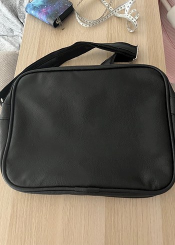 Beden mor Renk Galaksi desenli postacı çanta + cüzdan
