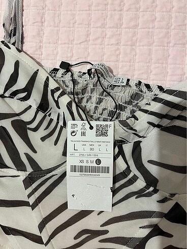 Stradivarius Stradivarius zebra tül korse büstiyer