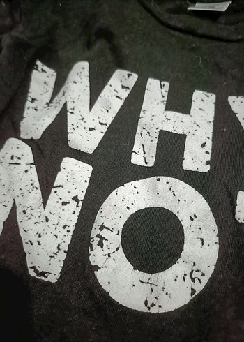 Kızlar için Siyah Baskılı Uzun Kollu Tişört - Görsel 2