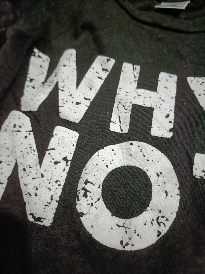 Kızlar için Siyah Baskılı Uzun Kollu Tişört - Görsel 2