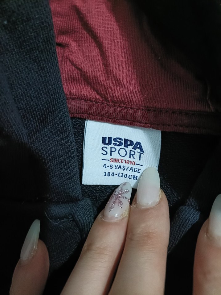 Erkek Çocuk Siyah Kapüşonlu Fermuarlı Sweatshirt - Görsel 2