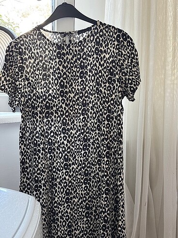 Defacto Leopar elbise