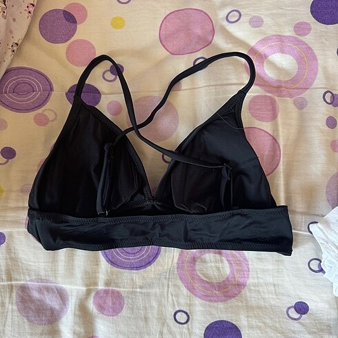 Penti penti siyah bralet bikini üstü