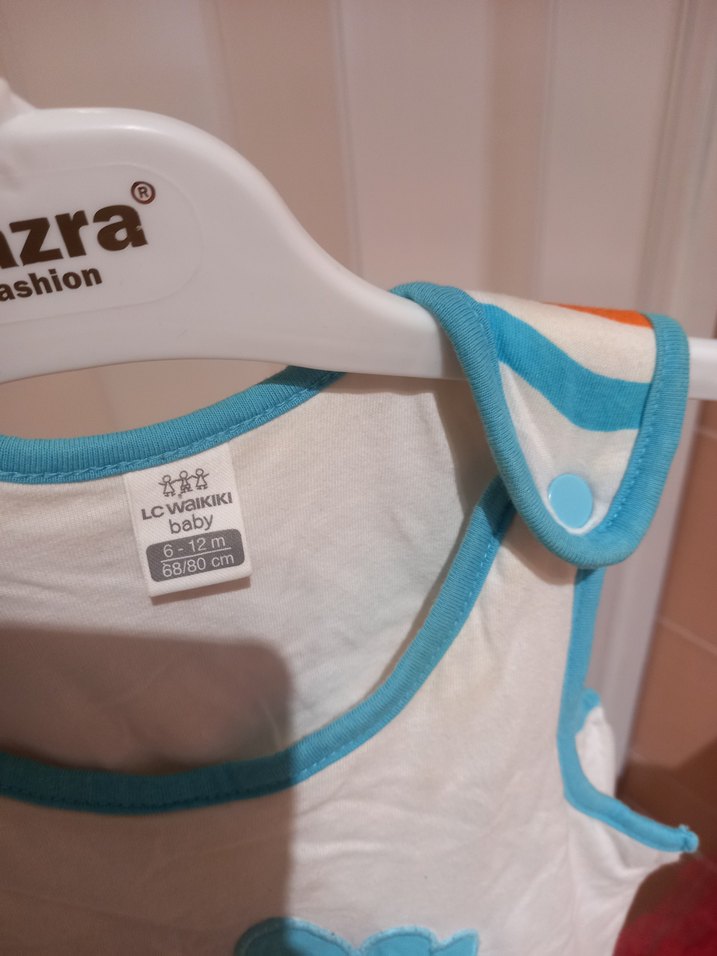 Renkli Baskılı Bebek Uyku Tulumu - Görsel 4