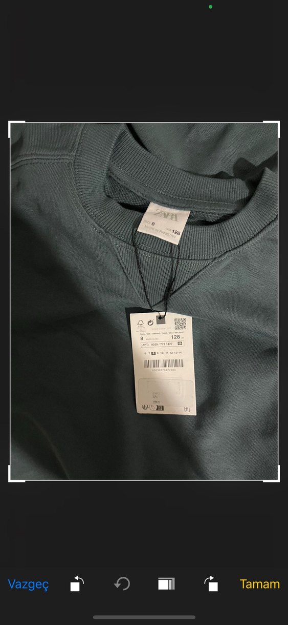 Zara çocuk üst - Görsel 2