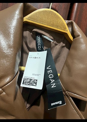 H&M Trençkot Vegan Deri - Görsel 3