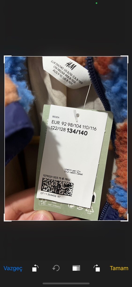 HM Çocuk Ceket Sıfır - Görsel 4