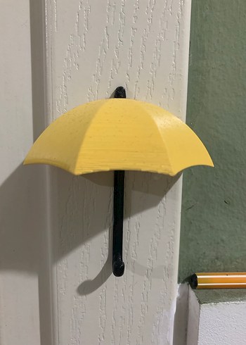 Şemsiye formunda kapı anahtar askısı - Görsel 2