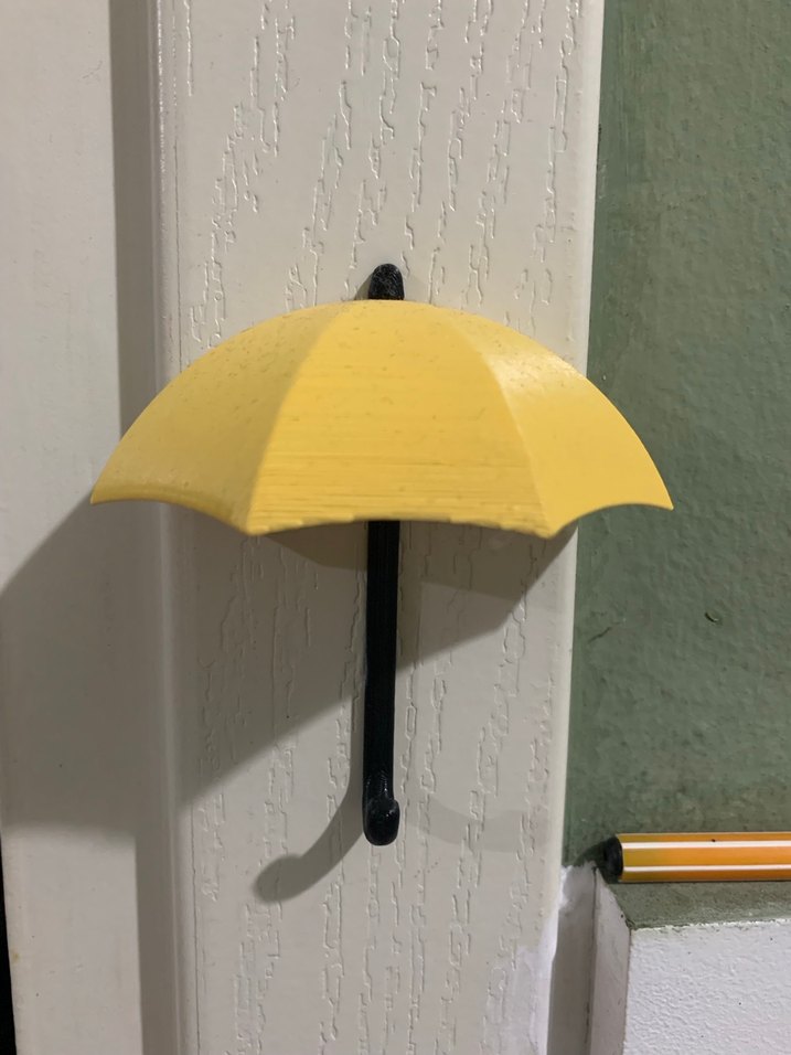 Şemsiye formunda kapı anahtar askısı - Görsel 2