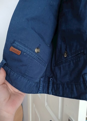 Diğer Erkek Lacivert Kemerli Normal Kesim Pantolon