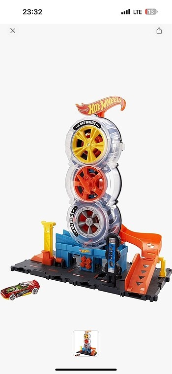Hot Wheels City Tekerlek Kulesi Pisti