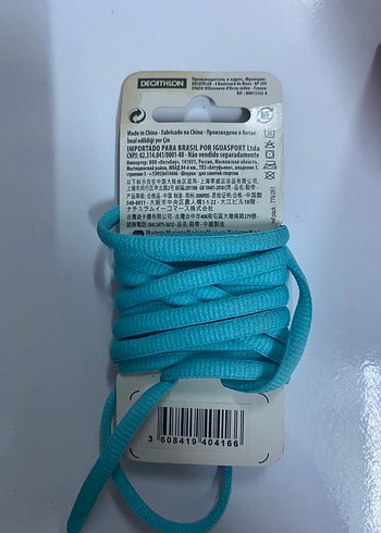 Turkuaz Renkli Spor Ayakkabı Bağcığı - Görsel 2