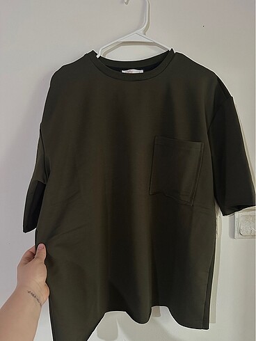 Haki Oversize tişört
