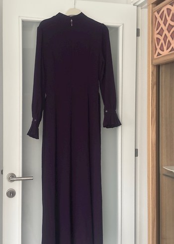 Uzun Mor Gotik Kadın Elbise