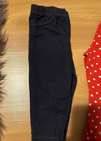 Kız Çocuk Pamuklu Basic Taytlar - Görsel 2