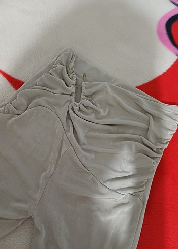 38 Beden Drapeli şık pantolon