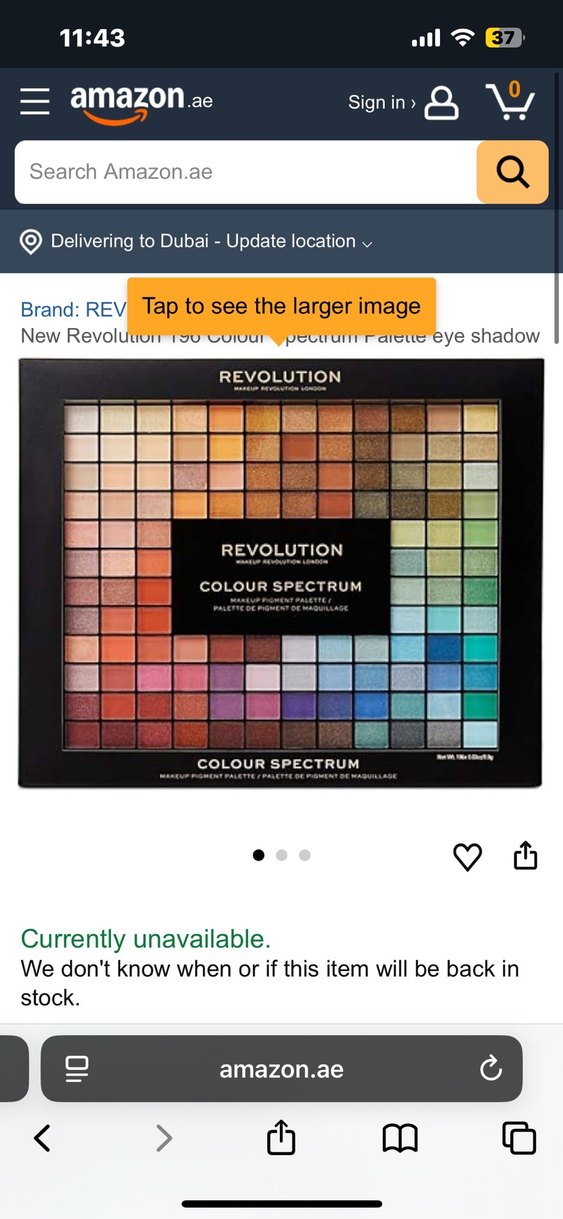 ARIYORUM !!!!!Makeup Revolution 196 Renkli Göz Farı Paleti - Görsel 2