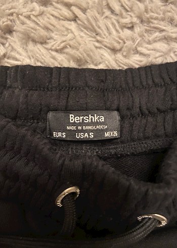 s Beden siyah Renk Bershka Siyah Kadın Bol Kesim Eşofman