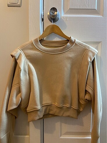 Kalın polarlı sweatshirt