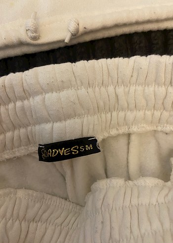 Beyaz Bol Kesim Eşofman Takımı - Görsel 5