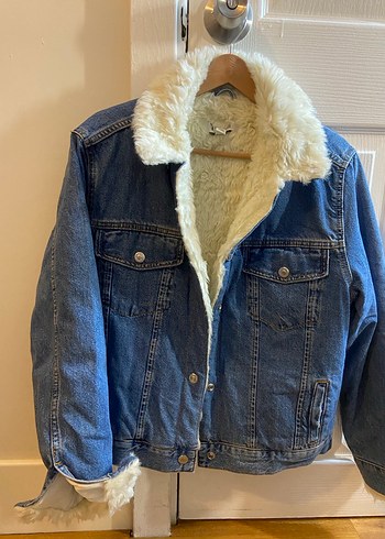 Topshop Kürklü Kot Ceket - Görsel 4