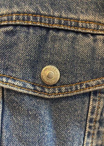 Topshop Kürklü Kot Ceket - Görsel 2