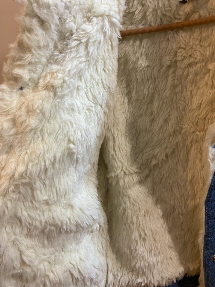 Topshop Kürklü Kot Ceket - Görsel 3