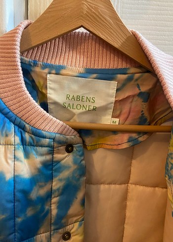 Kadın Çok Renkli Batik Desenli Düğmeli Ceket Mont - Görsel 2